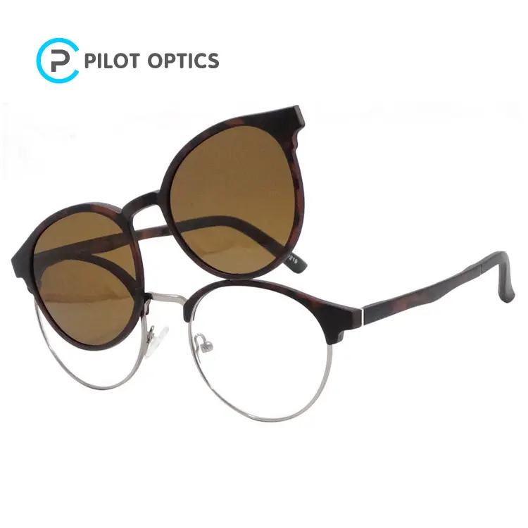 Pilot optics 2022 New Design super light Customized clip on vietnam eye glasses