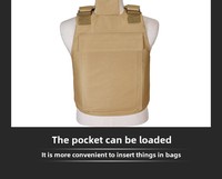 Gilet d'entraînement tactique léger personnalisable Produit de sécurité extérieur multifonctionnel avec gilet tactique de protection durable