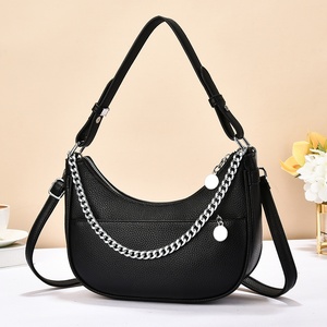 Dumplings 2025 Summer New Arrival Lightweight PU Leather Zipper Chain <b>Strap</b> Crossbody Single-<b>Shoulder</b> Bag Casual Women's - Product Image 1