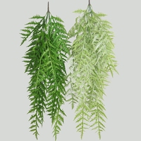 YOPIN-3710 de haute qualité bambou palmier fougère feuilles artificielles plantes suspendues pour la décoration de jardin à la maison