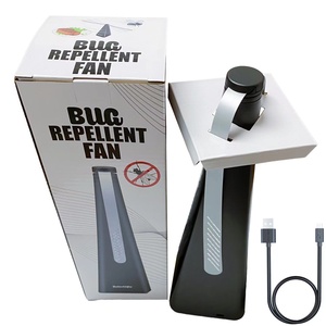 Ventilateur portable intelligent OEM ODM rechargeable par USB, répulsif électronique anti-mouches, piège à mouches, effaroucheur de mouches, intérieur/extérieur - Product Image 4