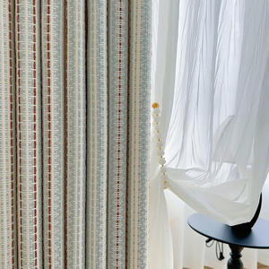 Romantico stile retrò francese ragazze camera da letto mantovane nuova luce di lusso Jacquard Fel isola in filo tinto tende per la camera dei bambini - Product Image 6