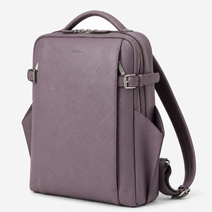 Genuine Leather Women <b>Backpack</b> 15.6 Inch Laptop <b>Backpack</b> Large Capacity Business Travel Daypack Multi Pocket Ladies <b>Backpack</b> - Product Image 3