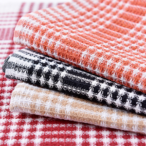 Torchon de cuisine personnalisé torchon à vaisselle mouchoir textile <span class=keywords><strong>petit</strong></span> carré 100% coton haute qualité ensemble de torchons teints en fil - Product Image 5