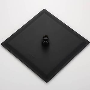 Аксессуары для ванной комнаты черный 10 ''квадратной формы из нержавеющей стали высокого давления большой поток душевая головка - Product Image 2