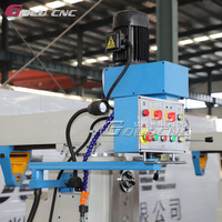 Machine de perçage et de fraisage universelle verticale et horizontale GOLDCNC ZX6350, haute précision, moyenne capacité, usinage des métaux, broche MT4