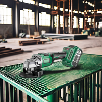Meuleuse d'angle sans fil 20V Li-ion de qualité industrielle 125mm, à vitesse variable, portative