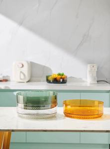 Support de rangement rotatif empilable en plastique antidérapant de 11 pouces pour organisation de placards de cuisine et garde-manger, vente en gros - Product Image 2