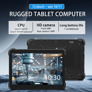 Tableta Industrial de 12.6 Pulgadas, <span class=keywords><strong>Intel</strong></span> <span class=keywords><strong>i5</strong></span>-<span class=keywords><strong>10210Y</strong></span> <span class=keywords><strong>Core</strong></span>, 16 GB de RAM, Windows 10 Pro, Resistente al Agua IP67, Batería de 8000 mAh, Cámara Dual, GPS Opcional - Product Image 1