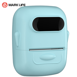 Escáner de código de barras portátil, Mini Impresora Térmica Directa de etiquetas, impresora práctica de logotipo - Product Image 1