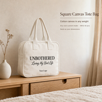Sac de voyage pour femme personnalisé, sac de week-end minimaliste, sac de voyage en toile de coton résistante, avec logo imprimé ou brodé