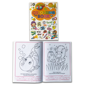 Livre d'images à colorier personnalisé pour enfants, impression de livres de <span class=keywords><strong>dessin</strong></span> de haute qualité pour enfants, anglais éducatif - Product Image 2