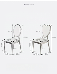 Napoleon Hotel Dining <strong>Chair</strong> Contemporary Design with Stable <strong>Bamboo</strong> Joint Crystal Hall Back Leather Upholstery Electroplated - Product Image 3