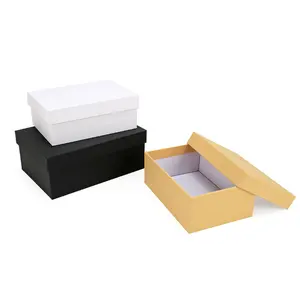 Caja dura con cubierta del cielo y la tierra, zapatos para hombres y mujeres, caja de regalo para embalaje de ropa, se acepta personalización