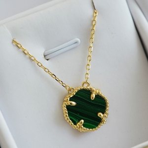 Collier trèfle porte-bonheur en acier inoxydable le plus vendu plaqué or rose blanc 18 carats-cadeau pendentif à la mode pour femme ou petite amie - Product Image 4