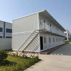 Casa Contenedor Prefabricada Lista para Enviar, Instalación Rápida, <span class=keywords><strong>Edificio</strong></span> de Oficinas Moderno de Acero, <span class=keywords><strong>Edificio</strong></span> Contenedor Modular para Exteriores - Product Image 1