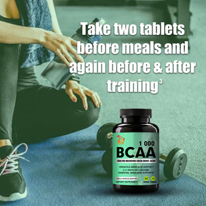 Cápsulas de BCAA de Alta Potencia para Energía y Resistencia, Ayudan a Desarrollar Músculo Magro, Suplemento Deportivo con Aminoácidos de Cadena Ramificada - Product Image 3