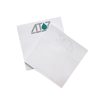 Notes autocollantes personnalisées de haute qualité et à bas prix, couleur personnalisée, notes autocollantes recyclables pour le bureau