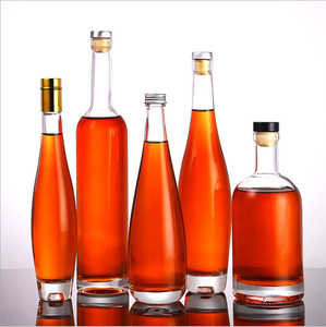 Prix usine bouteille de vin en verre personnalisée 750ml/500ml Moment magique vodka liqueur jus whisky bière liège étanchéité - Product Image 3