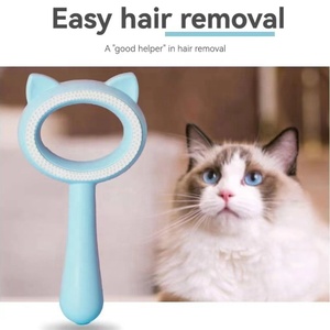 Gran oferta, peine de depilación de doble cara para mascotas, cepillo de masaje de limpieza para mascotas, herramienta de aseo para perros y gatos - Product Image 2