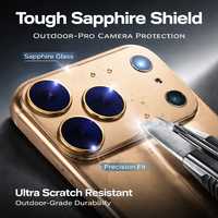 Protection d'objectif d'appareil photo magnétique fiable pour 17 Pro Max, verre optique 9H Ultra-HD, nano-revêtement 28 couches, usage quotidien