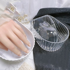 Vente en gros bol de trempage pour <span class=keywords><strong>manucure</strong></span> en plastique transparent embouts d'ongles bol de trempage pour dissolvant de vernis à gel - Product Image 4