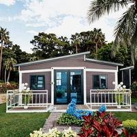 Casa Contenedor Expandible de Acero de Diseño Moderno Chino, Casa Prefabricada Modular Móvil Plegable para Exteriores, Villa, Hogar, Bar, Oficina, Sala de Estar