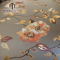 Décoration de villa de luxe, table à manger sur mesure en bois massif, mobilier royal, ensemble de table à manger ronde