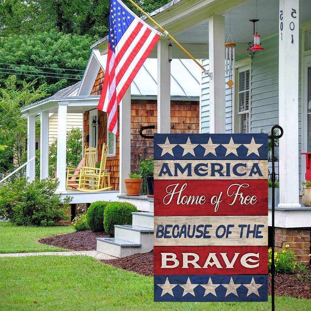 America Home of Free Because of Brave