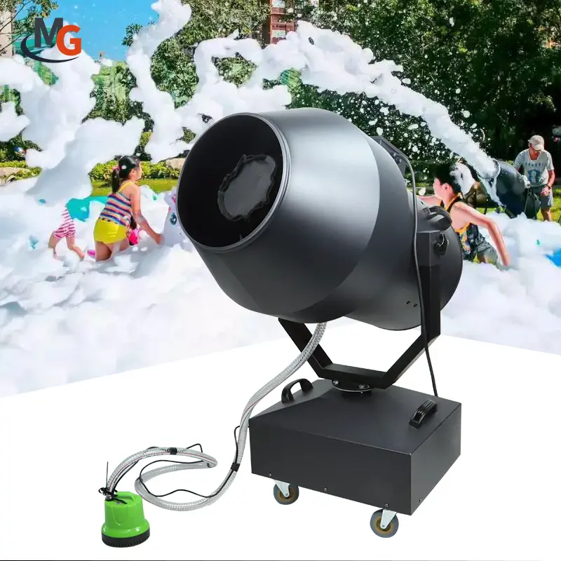 3000W Children Swimming Pool Activity Head Fly Box Integrated Foam Party Bubbles Machine