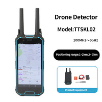 Détecteur de drone portable, capteur de signal RF 300-8000 MHz, scanner radio, équipement de détection de drone FPV sans fil longue portée