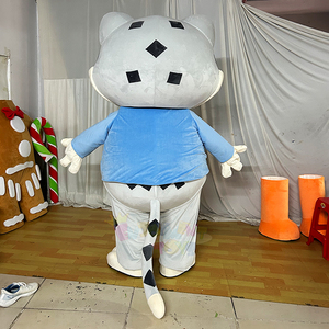 Costume de mascotte léopard personnalisé de haute qualité, taille XL, pour événements et activités promotionnelles - Product Image 4