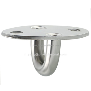 Anillo de ojo ovalado de acero inoxidable SUS304, gancho en <span class=keywords><strong>U</strong></span> para techo, herrajes marinos, placa de ojo para barco, ganchos superiores en <span class=keywords><strong>U</strong></span> - Product Image 4
