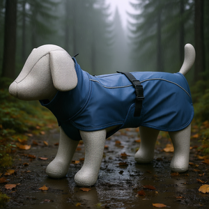 Impermeable para Perros Be Nordic Husum, Talla S 35 cm, Color Azul, Ropa Impermeable para Mascotas - Product Image 3