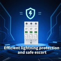 Protector Contra Sobretensiones LeiHao DC SPD 275V 30kA 60kA Trifásico T1 T2, Dispositivos de Protección Contra Sobretensiones de CA con Certificación CE para Sistemas Solares
