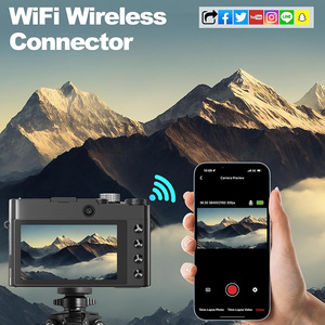 Ống kính zoom quang học 8x Wifi 64mp 5K chụp ảnh <span class=keywords><strong>video</strong></span> vlog máy ảnh kỹ thuật số với khu vực Tùy chỉnh tập trung tầm nhìn ban đêm đầy đủ màu sắc - Product Image 5