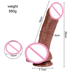 Xise gode européen avec ventouse sans balles godes souples simulés réalistes <span class=keywords><strong>de</strong></span> <span class=keywords><strong>luxe</strong></span> <span class=keywords><strong>de</strong></span> qualité supérieure pour les femmes <span class=keywords><strong>masturbateur</strong></span> livraison directe - Product Image 4