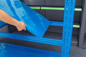 ヘビーデューティー収納ラック スチール棚ユニット ボルトレスプレート倉庫ラック エスタンテリアメーカー - Product Image 5