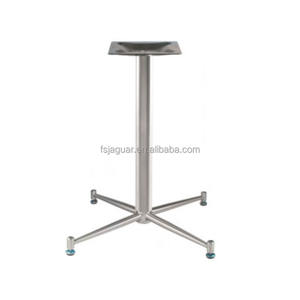 Base de table en acier inoxydable robuste en gros - <span class=keywords><strong>Pieds</strong></span> réglables à quatre étoiles pour tables de restaurant commerciales - Product Image 2