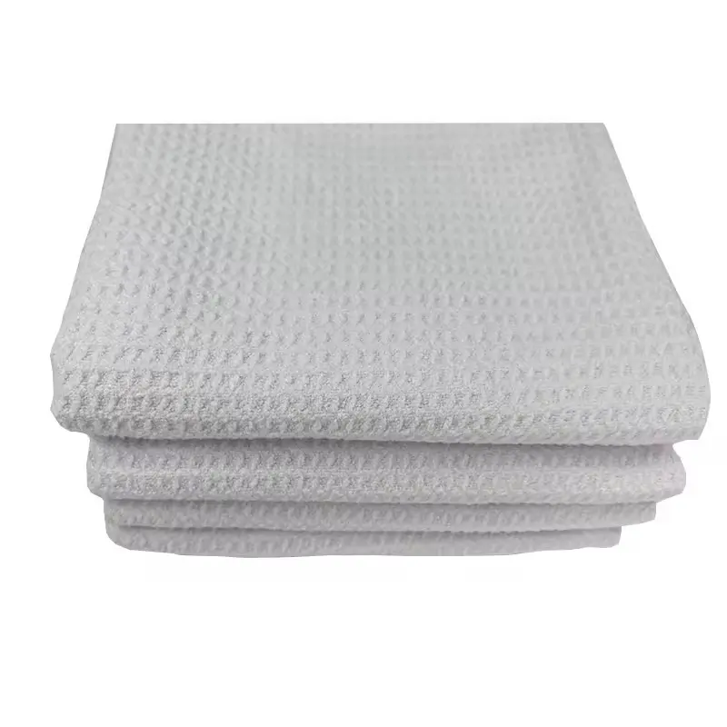 Asciugamano in microfibra tessuto Waffle Custom pulizia profonda panni asciugamano da Golf