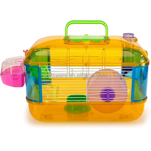 Cage pour animaux de compagnie confortable pour hamster coloré en plastique de haute qualité - Product Image 2