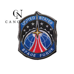 Space Force Space Explore Parches <span class=keywords><strong>de</strong></span> viaje <span class=keywords><strong>Collage</strong></span> USA Apollo Mission Parches tácticos Insignias para mochila Ropa - Product Image 3