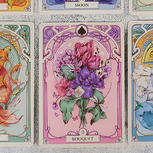 Romantische <span class=keywords><strong>Lenormand</strong></span>-Spielkarten Art Nouveau Bedrucktes Papierdeck Farbbox Lern- und Unterhaltungsspiel - Product Image 6