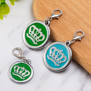 Maychan – étiquettes de chien en alliage de Zinc, collier de chien à motif de couronne pendentif étiquette d'identification d'animal de compagnie, nouvel arrivage <span class=keywords><strong>2022</strong></span> - Product Image 5