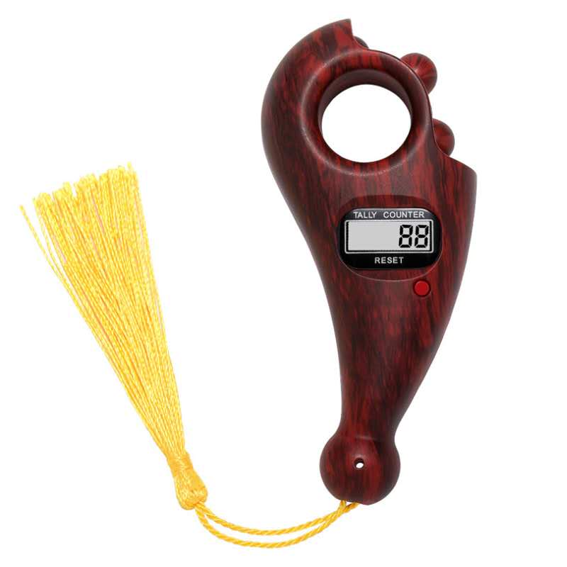 2020 новый обновленный завод 10 видов цветов ABS цифровой бисер мусульманская молитва счетчик со светодиодной подсветкой