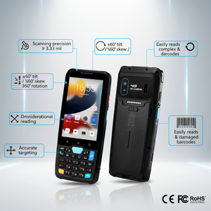 Escáner de Código de Barras PDA 1D 2D, Lector de Códigos QR, CE FCC RoHS IP67, Terminal 4G Wi-Fi Bluetooth NFC para Recopilación de Datos en Fábricas y Talleres - Product Image 6