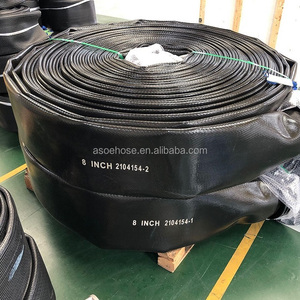 ASOE Mileflex 10 "Lay Flat Pu Tuyau d'aspiration Tuyau tressé industriel 5 pouces Tuyau de transfert d'eau minière - Product Image 1