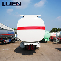 LUEN Shandong 95 tonnes, semi-remorque citerne en alliage d'aluminium pour le transport de pétrole, diesel et essence