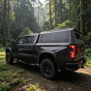 Cubierta Rígida de Aleación de Aluminio para Camioneta <span class=keywords><strong>Chevrolet</strong></span> Sierra 2500 6.8FT 2019+ |   Caja de Almacenamiento con Cierre a Presión, Instalación sin Taladro - Product Image 5