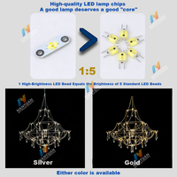 Lampadari Moderni in Cristallo, Lampade a Sospensione per Illuminazione Domestica, Lampade da Soffitto, Decorazione Casa, Lampadario di Lusso, Lustri Deluxe per Salone